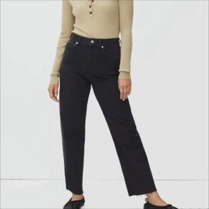Everlane Women's Straight Leg Jeans - Black